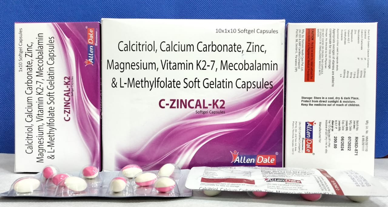 C-ZINCAL K2 Softgel Capsules